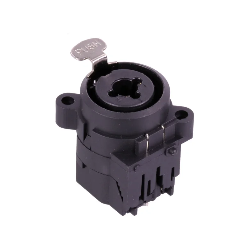 10 шт. 6PIN прямой разъем XLR двойные функции 3 конт. гнездо панель крепление + аудио 6 35