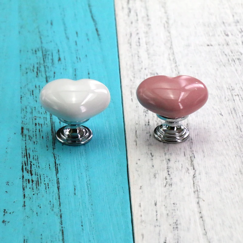 Цельные ручки для шкафа и искусственная форма сердца детской комнаты шкаф