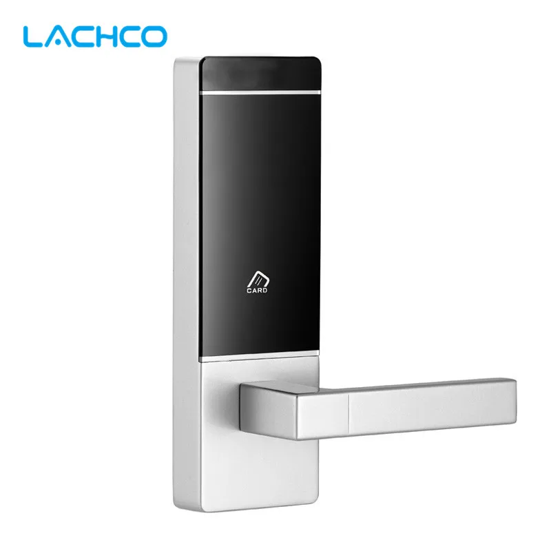 Электронный смарт замок LACHCO SL17091 цифровой сенсорный экран карта контроля доступа