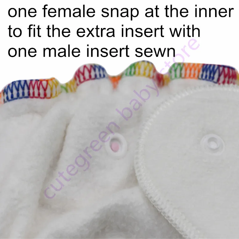 Детские подгузники из бамбукового велюра детские хлопка моющиеся для младенцев