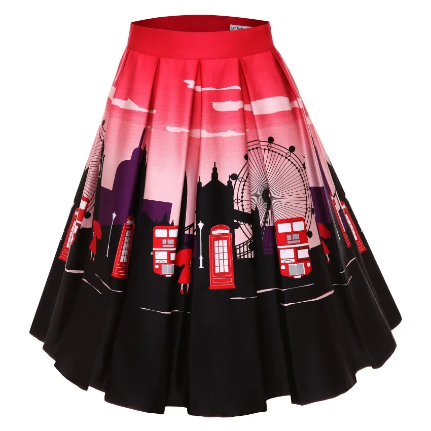 S-4XL Женская плиссированная юбка из хлопка новая модная летняя одежда 2019