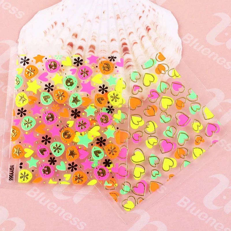 наклейки для ногтей на ногти маникюр дизайн набор маникюра 24 шт./лот 3D красоты