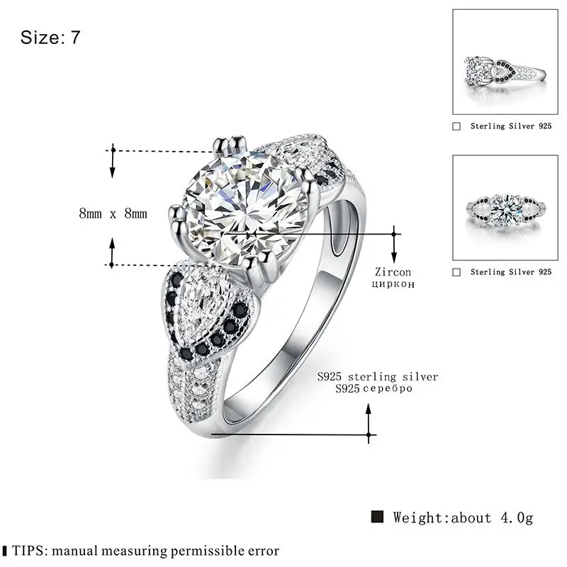 Неоготические ювелирные изделия из стерлингового серебра 925 пробы модные