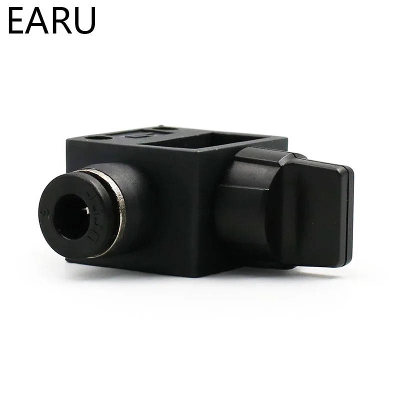 Черные пневматические быстроразъемные фитинги для быстрого соединения воздуха