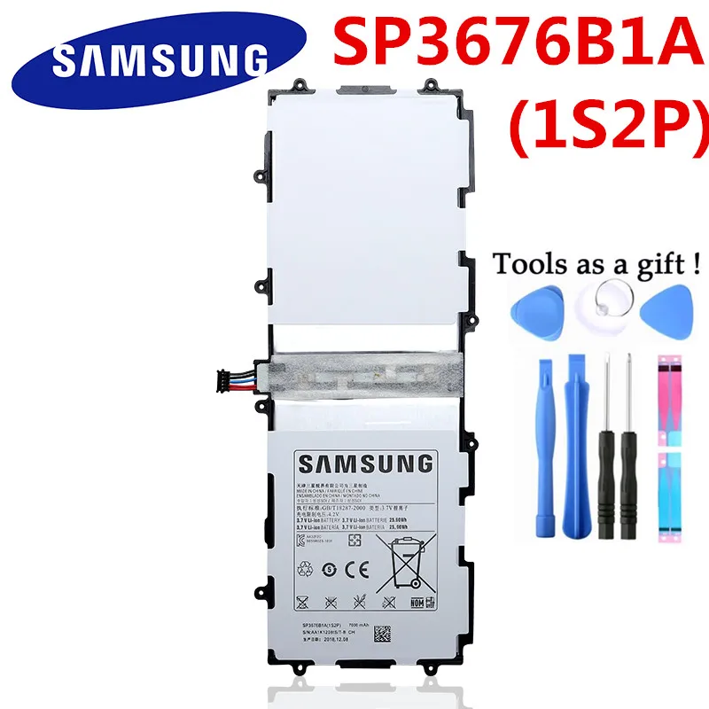 Оригинальный запасной аккумулятор и Инструменты SAMSUNG SP3676B1A для планшета Samsung Galaxy