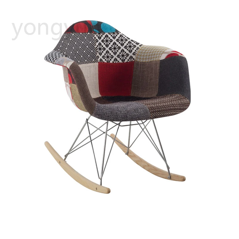 Минималистичная современная мебель для комнаты отдыха модное кресло качалка