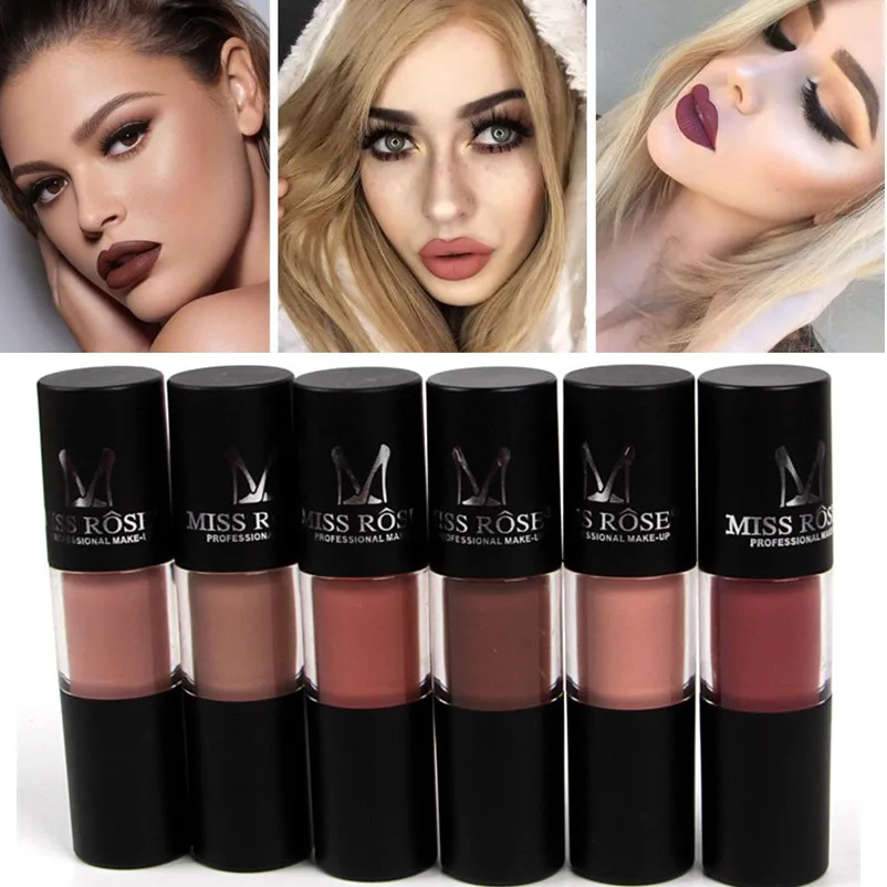 1 шт. Горячая Мода водостойкая Матовая жидкая губная помада увлажнитель