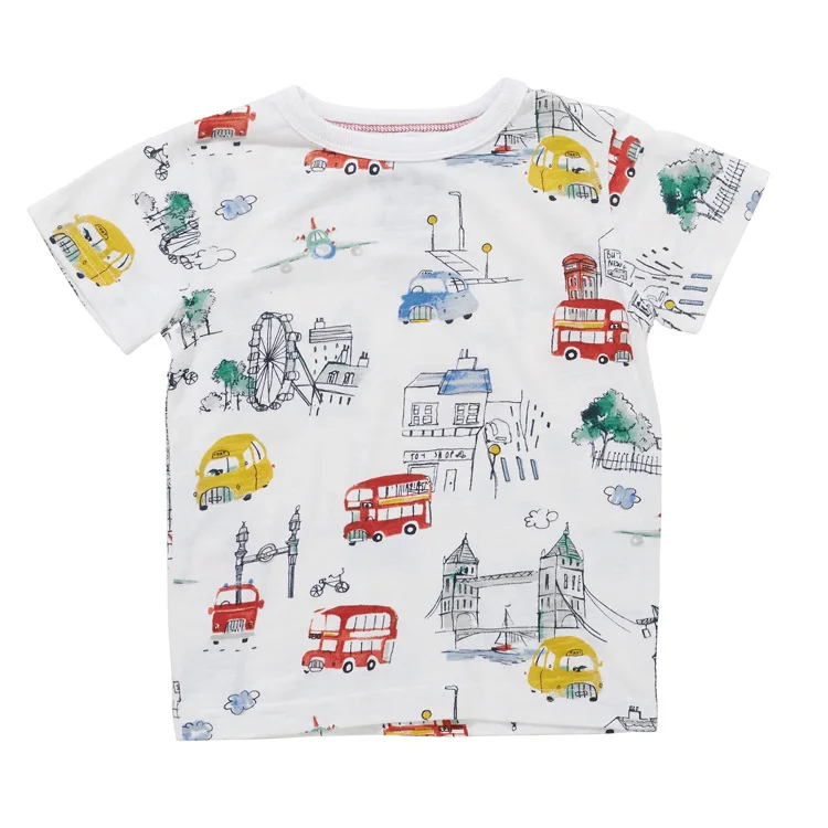 2018 брендовая одежда для мальчиков Милая футболка Детская дизайнерские футболки