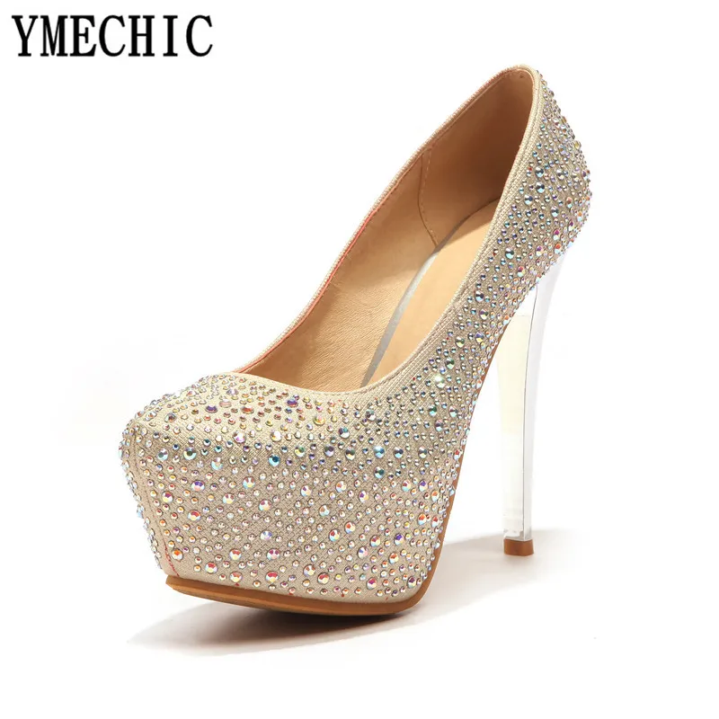 Туфли лодочки YMECHIC женские на высоком каблуке свадебные туфли для вечеринки