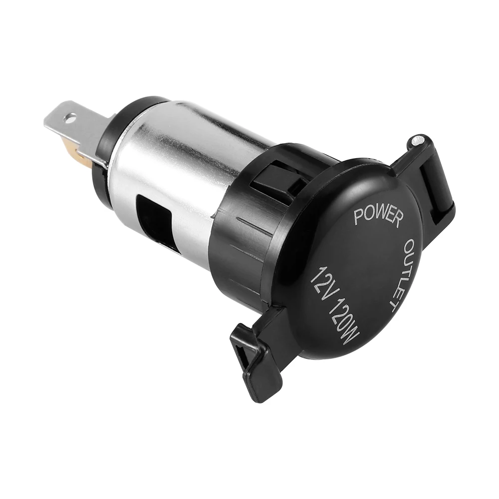 Onever 12V 120W Автомобильный мотоциклетный прикуриватель розетка адаптер