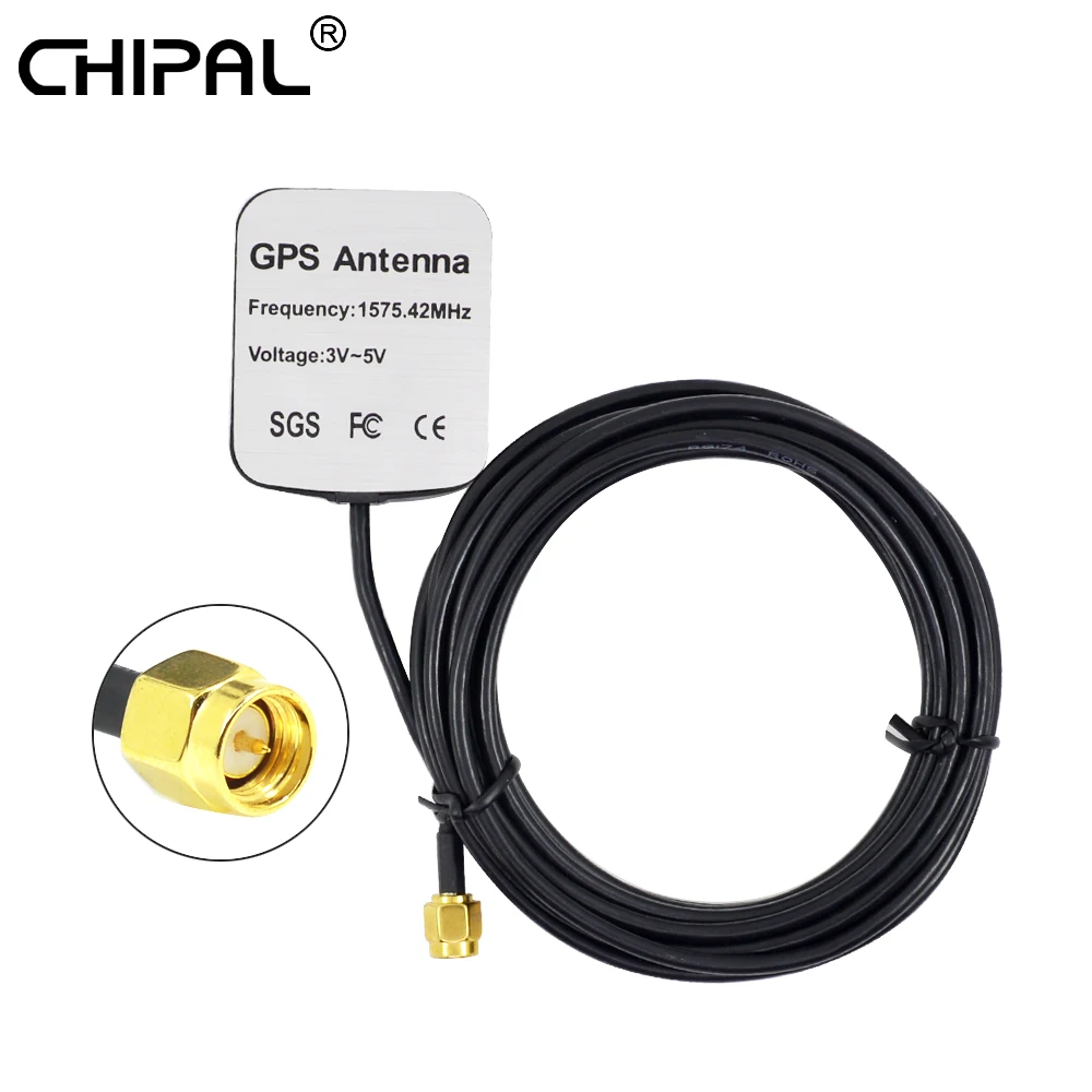 Автомобильная антенна с gps автомобиль gps активный удаленный антенный адаптер SMA Прямой вставной разъем DVD НАВИГАЦИЯ камера ночного видения gps приемник