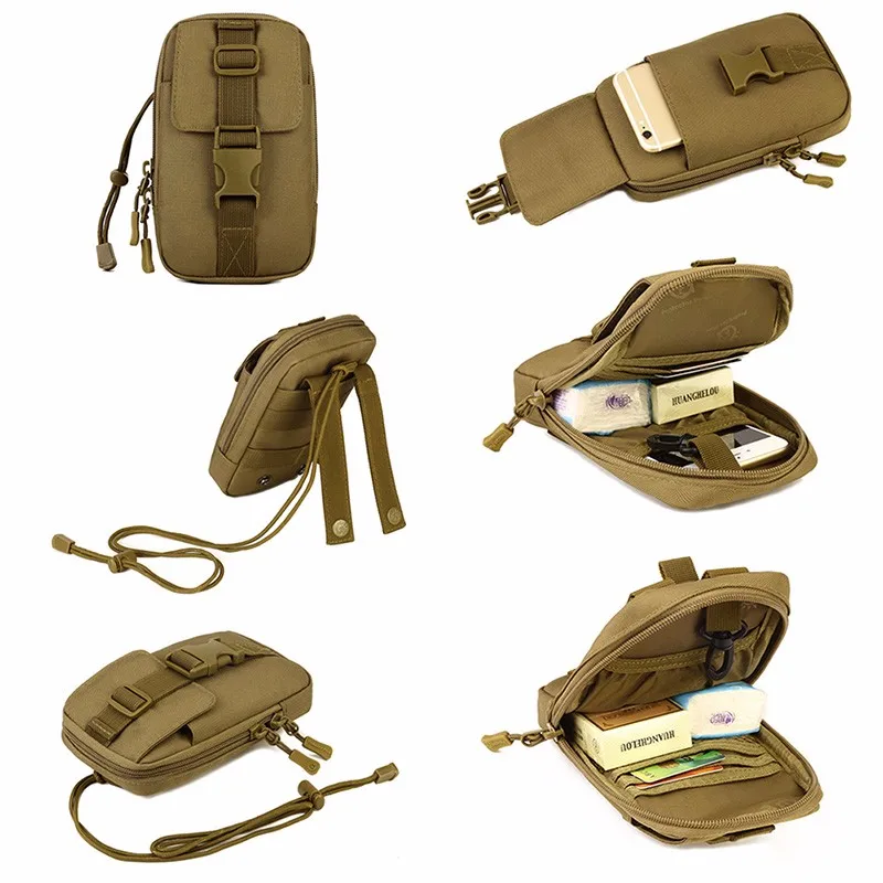 EDC Molle тактическая сумка-посылка с поясным ремнем, сумка для спорта на открытом воздухе, военная сумка для инструментов, сумки-мессенджеры