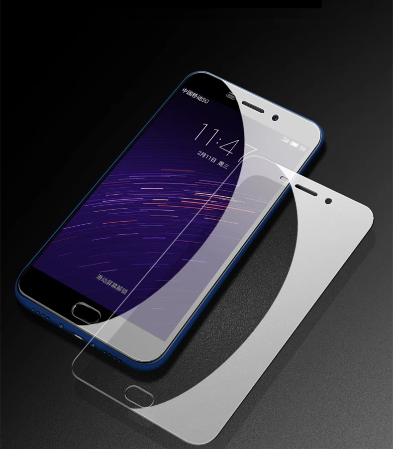 2 шт., закаленное стекло для Meizu M6 Note, 5,5 дюймов, защита экрана 9 H, 2.5D, против Blu-ray, защитное стекло, пленка для Meizu M6, 5,2 дюймов