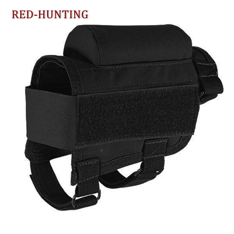 

Tactical bullet bag Portable Adjustable Tactical Butt Stock Rifle Cheek Rest Pouch Holder Pack