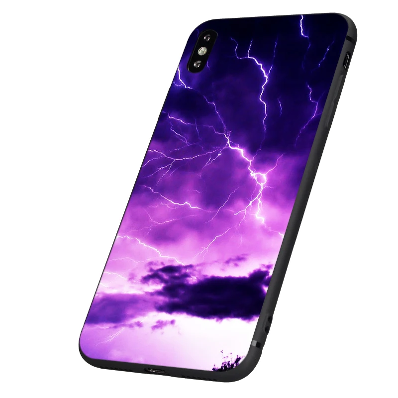 Черный чехол ТПУ для iphone 5 5s se 6 6s 7 8 plus x 10 чехол силиконовый чехол для iphone XR XS 11 pro MAX чехол infinity on фиолетовый