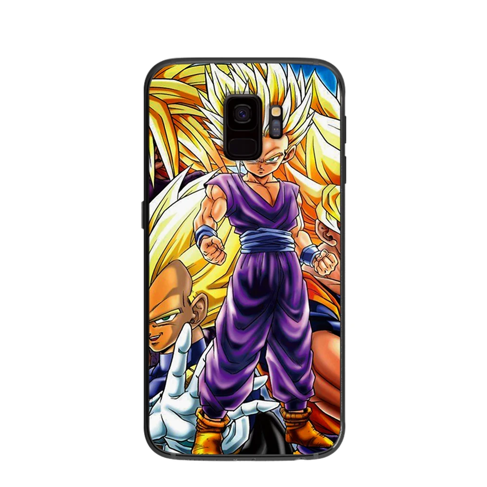 Мягкий чехол для телефона DRAGON BALL Z Zetto аниме samsung Galaxy S6 S7 S8 S9 S10e Plus Note 8 9 черный