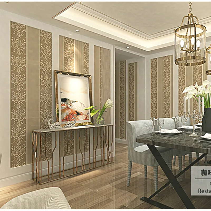 

10 m! Beautiful European Style Stereo Relief Wallpaper Living Room Bedroom Background Wall decoration