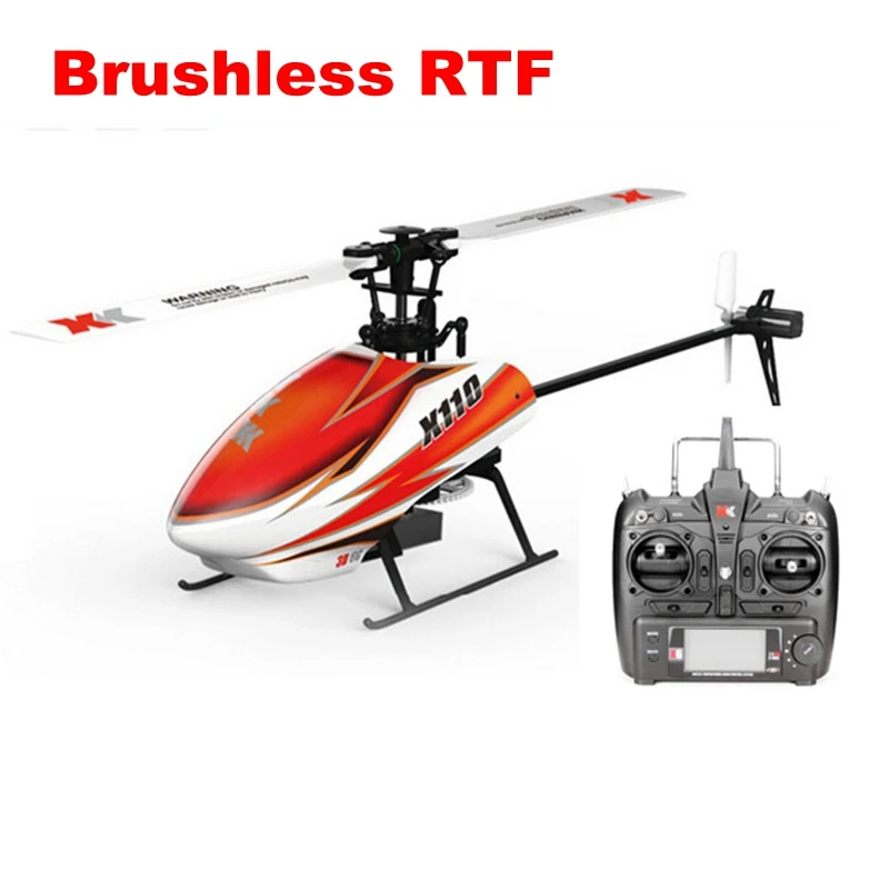XK K110 Blast 6CH бесщеточный 3D6G система RC вертолет RTF для детей Веселые детские игрушки