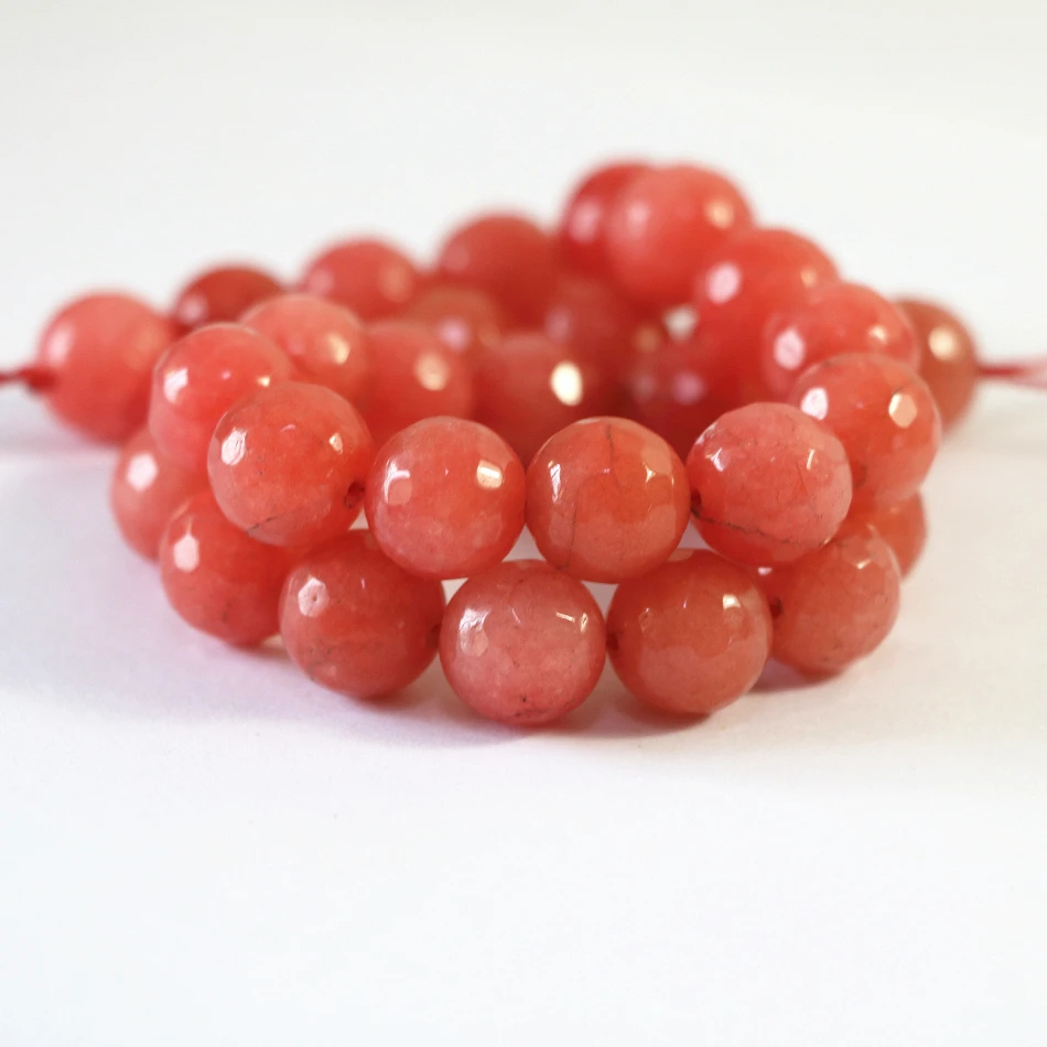 

Best-selling pink stripes chalcedony natural jades 4mm 6mm 8mm 10mm 12mm stone fashion faceted round loose beads diy jewelry B08