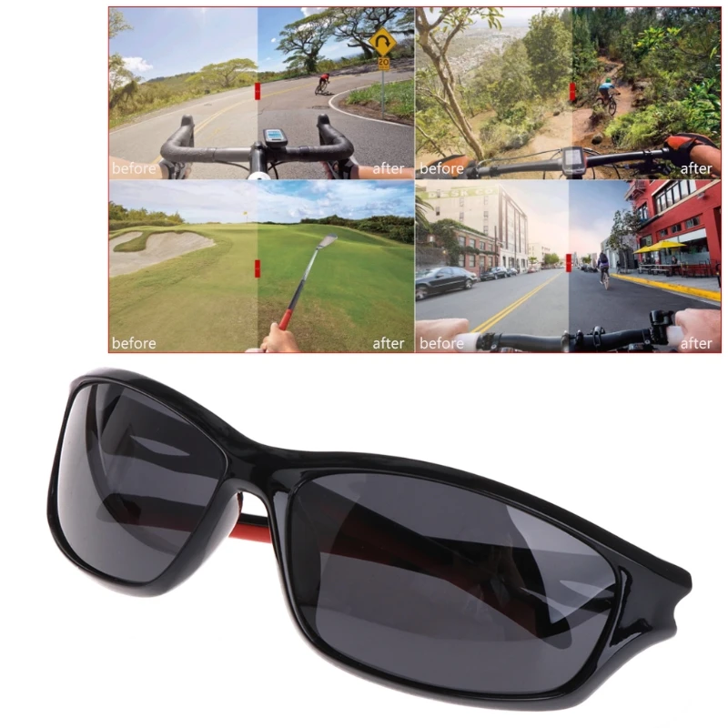 Поляризованные солнцезащитные очки UV400 для мужчин рыбалки велоспорта