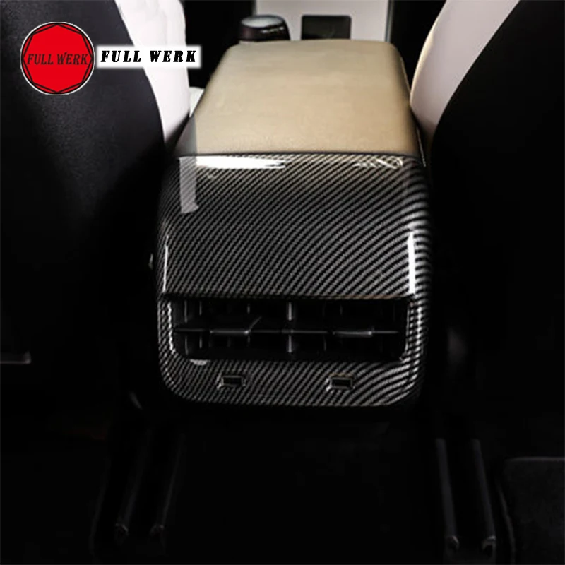 Наклейка на задний подлокотник автомобиля Tesla Model 3 1 шт.|Лепнина для интерьера| |