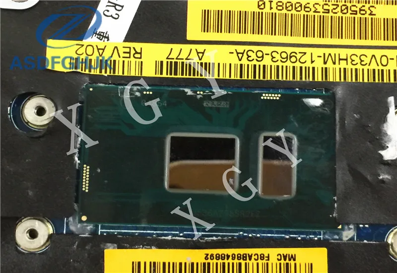 Материнская плата для ноутбука AAZ80 LA C881P Dell XPS 13 9350 I7 6500U материнская 0 V33HM 100%