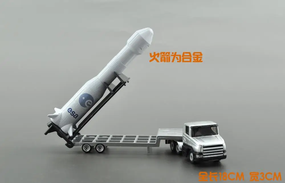 Литой Сплав модель ракеты игрушечный автомобиль ракета Транспортная Машина