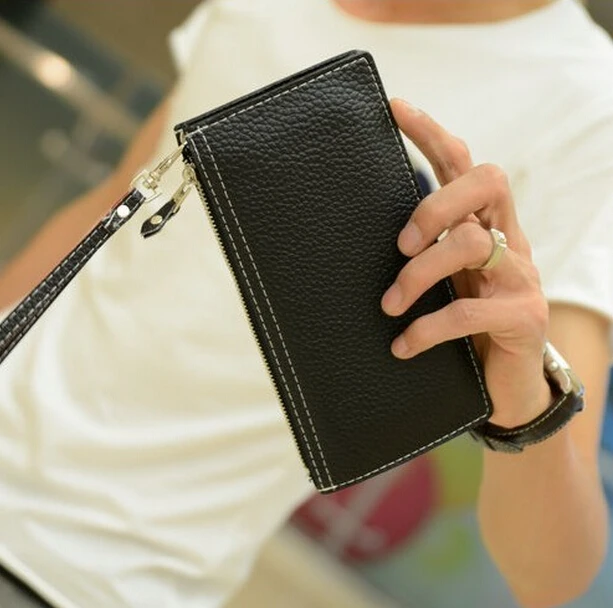 Модная сумка мужской бумажник маленький кошелек ручная мужские портативные