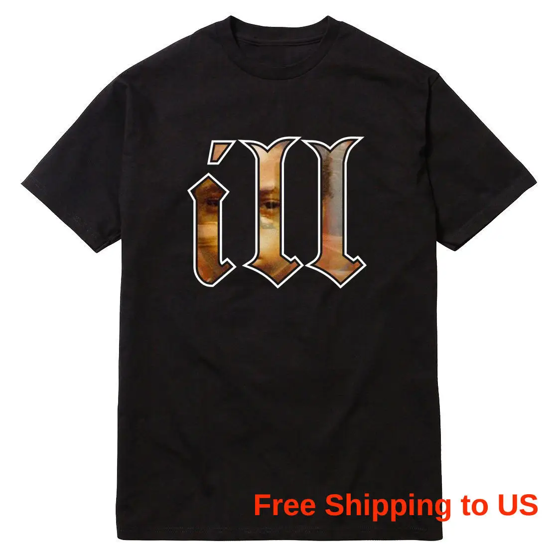 Ill Nas футболка с надписью illmatic Ether God's Son The World Is Yours St Cool casual pride Футболка Мужская