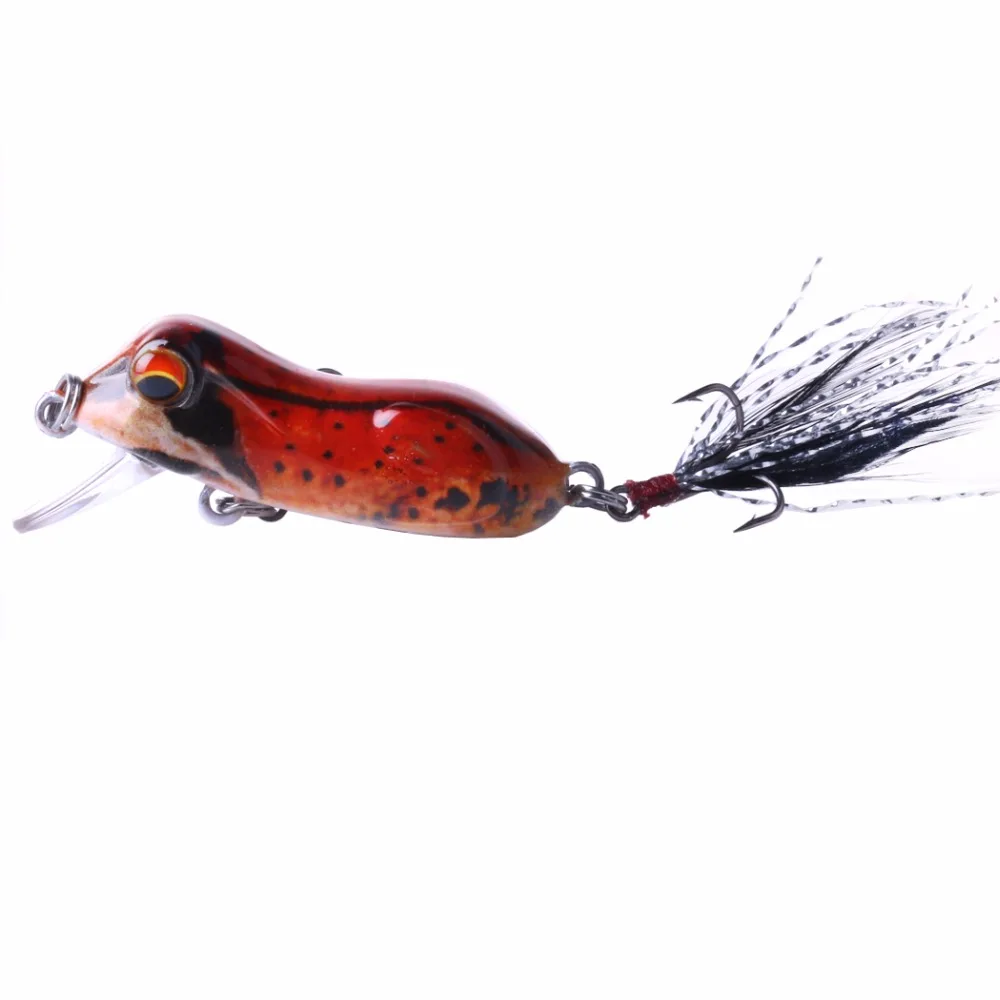 5 шт. лягушка Рыболовная Приманка 5CM 6G искусственные жесткие приманки Topwater