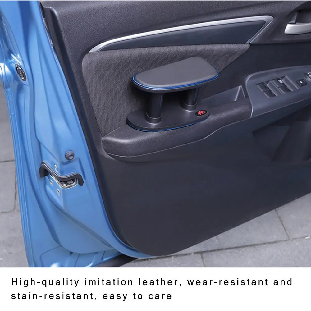 Car Armrest Handrail Support Universal Pad Central Armrest Box Elbow Support Car Interior ABS Mat