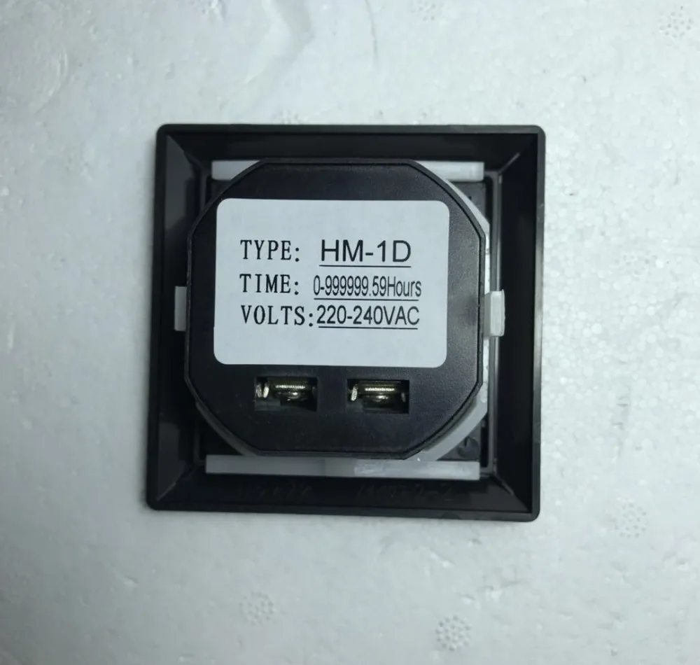 10 шт./лот цифровой дисплей Счетчик часов HM-1 черный Тип счетчик AC220-240V 50 Гц 0-99 999.99H |