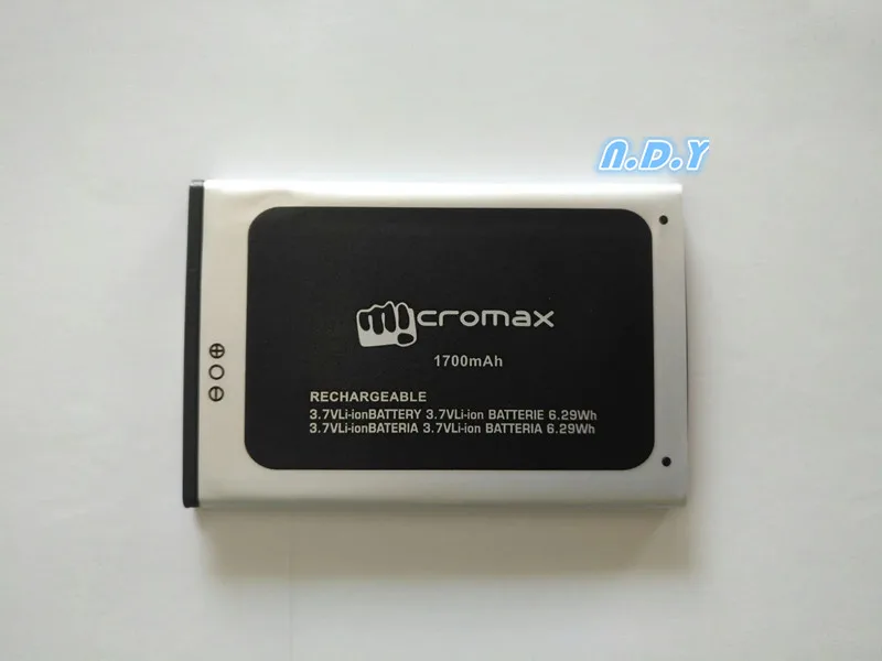 Новая высококачественная батарея Micromax Q333 1700mAh для мобильного телефона Q