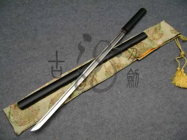 S0907 японское аниме матовый черный прямой искусственный ниндзя 39 9 дюйма | Игрушки