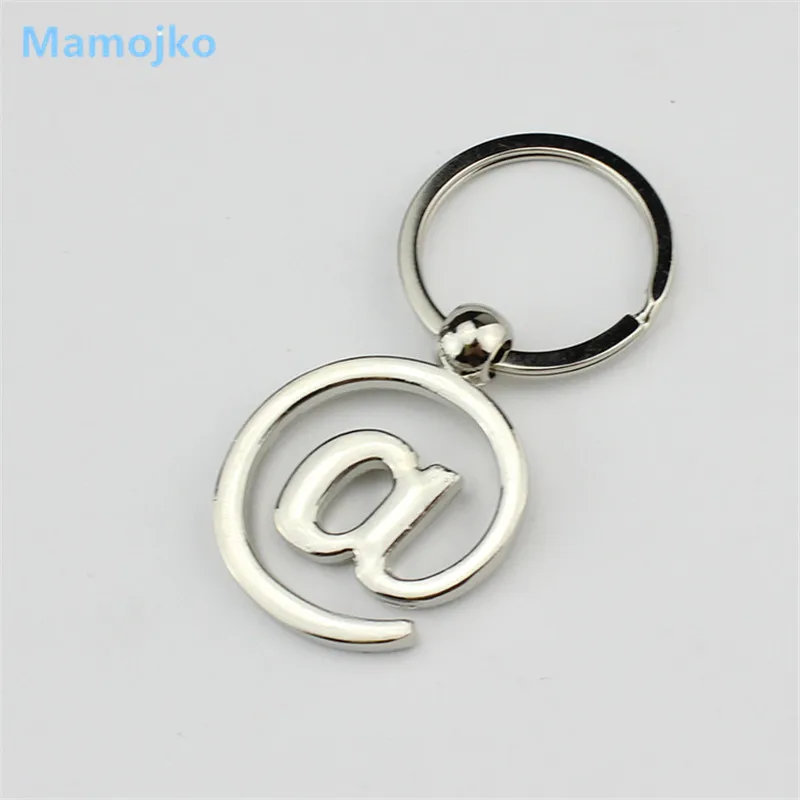 Mamojko Creative URL Symbol @ Pendant Keychain Fahsion Handbag Pendant Key Holder For Men Cute Car key Ring Ornament
