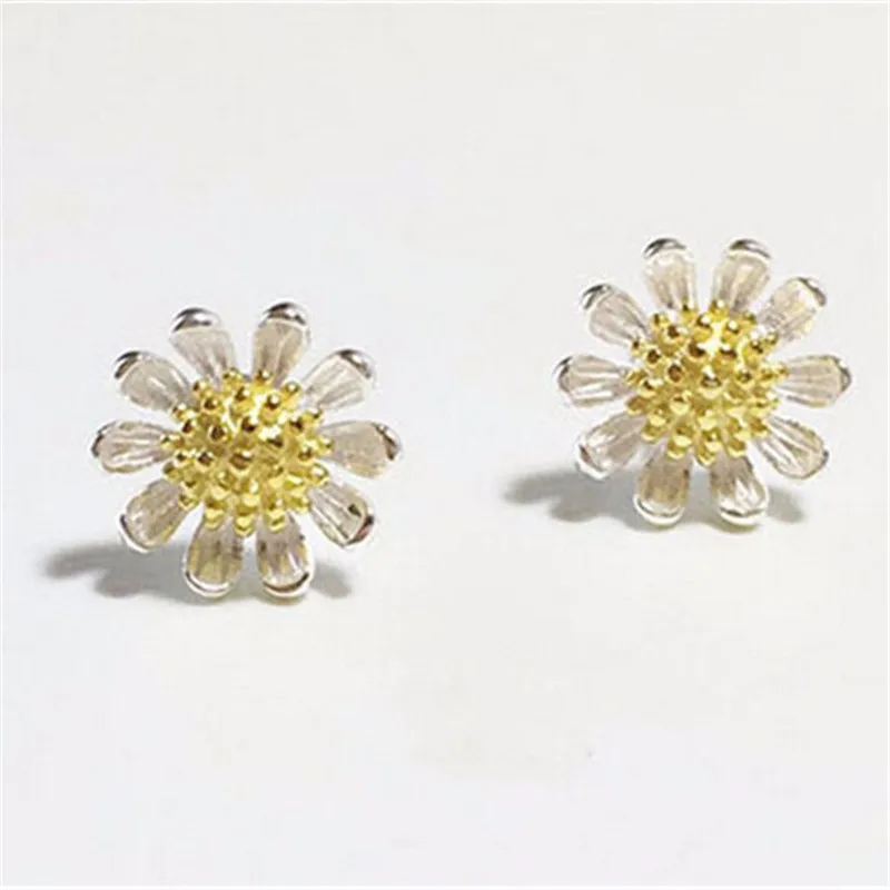 Женские серьги гвоздики в виде цветов|daisy earrings|stud earringsstud earrings for women |