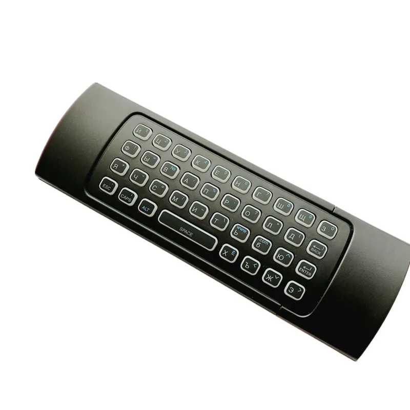 MX3 pro Fly air mouse с подсветкой и голосовым микрофоном 2 4G Беспроводная мини клавиатура