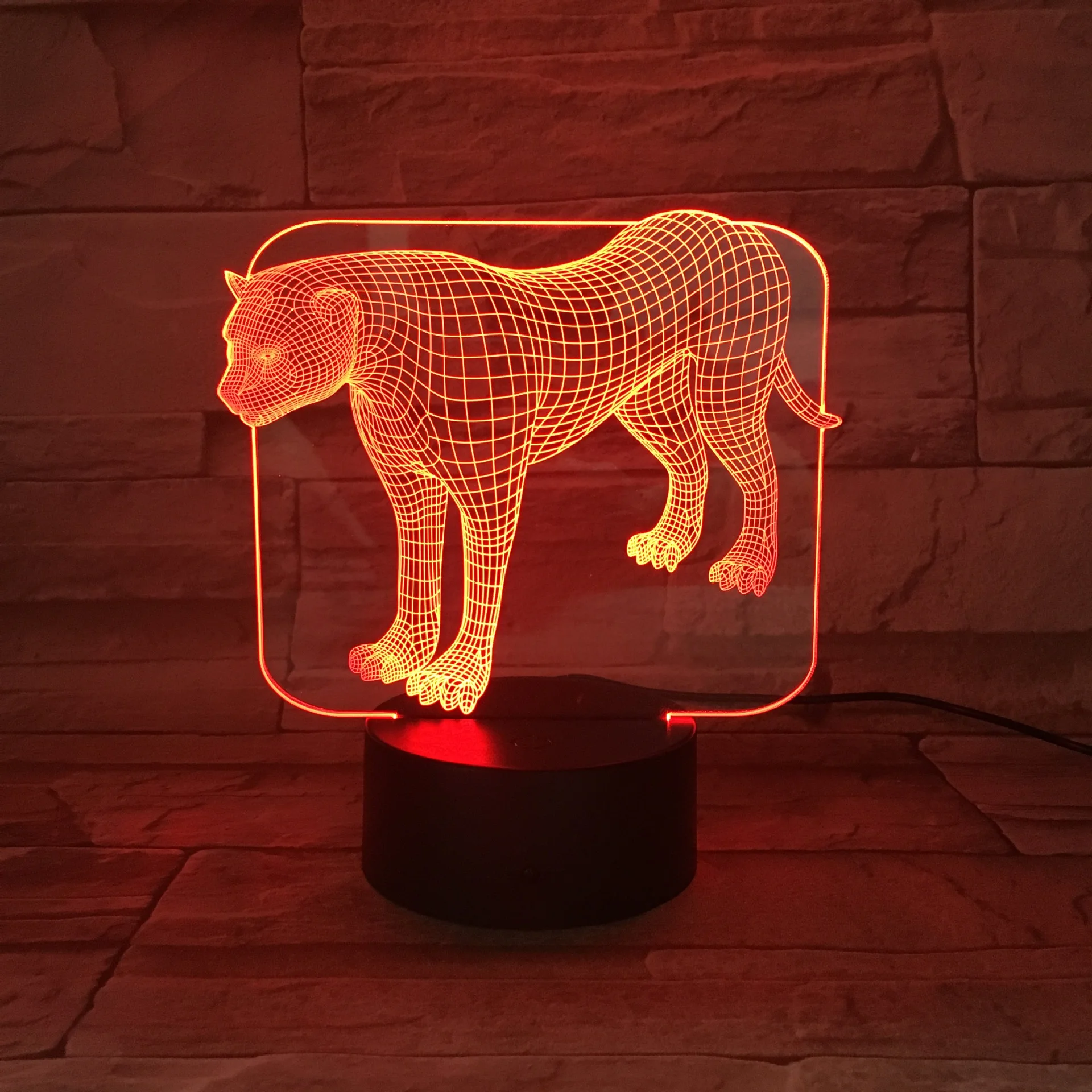7 цветов меняющая Настольная лампа с дистанционным сенсорным переключателем