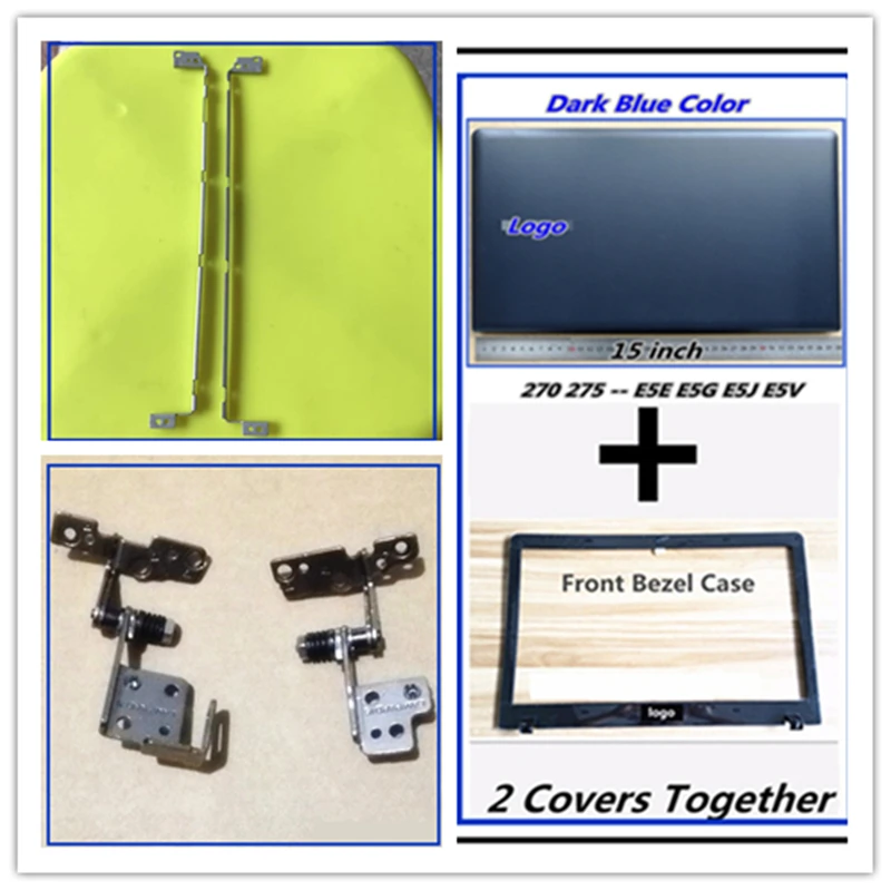 

LCD Back Cover Top Case Bezel Front Screen Frame Housing For Samsung NP270 270E5E 270E5G 270E5J 275E5J 275E5G LCD Hinges Bracket