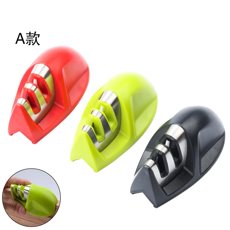 Knife Sharpener 2 Stages Professional Kitchen Sharpening Stone Grinder knives Whetstone Tungsten Diamond Ceramic Tools | Дом и сад