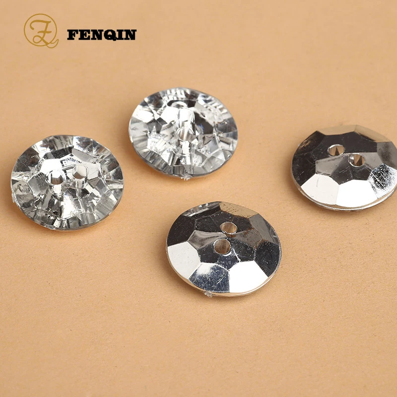 FENQIN Hot high-end simple button plastic plating round female shirt coat fashion analog diamond W06D823 | Дом и сад