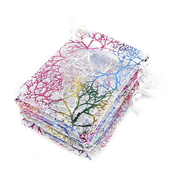 

Белые и цветные мешочки из органзы Beadia 10 шт.