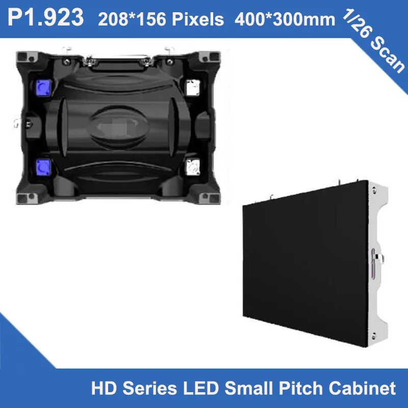 

TEEHO HD Series LED Small Pitch P1.923 indoor Diecast Cabinet 400mm*300mm*90mm 1/26 scan video wall led screen monitor meeting