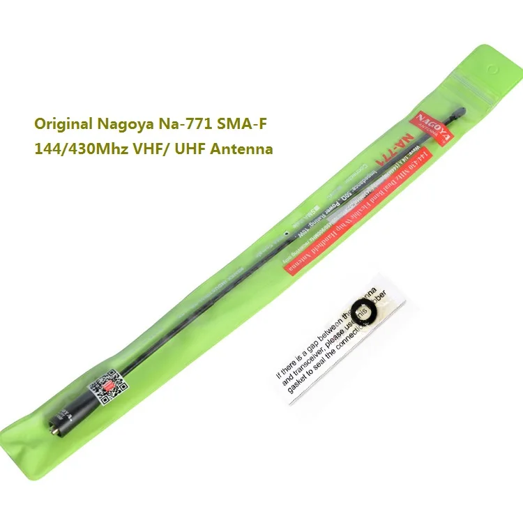 Original Nagoya Na-771 SMA-F 144/430Mhz VHF/ UHF Antenna For Kenwood Two Way Radio Baofeng UV-5R Walkie Talkie Antenna uv5r 5ra