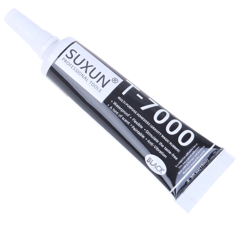 Супер черная эпоксидная смола T7000 15 мл Фотополимерная черный корпус резиновый