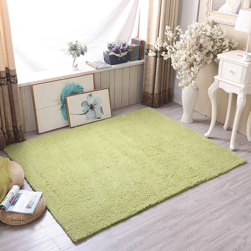 Washable Children Crawling Pad Home Living Room Bedroom Decorative Carpet Simple Solid Color Mat Baby Play Mat Children's Rug