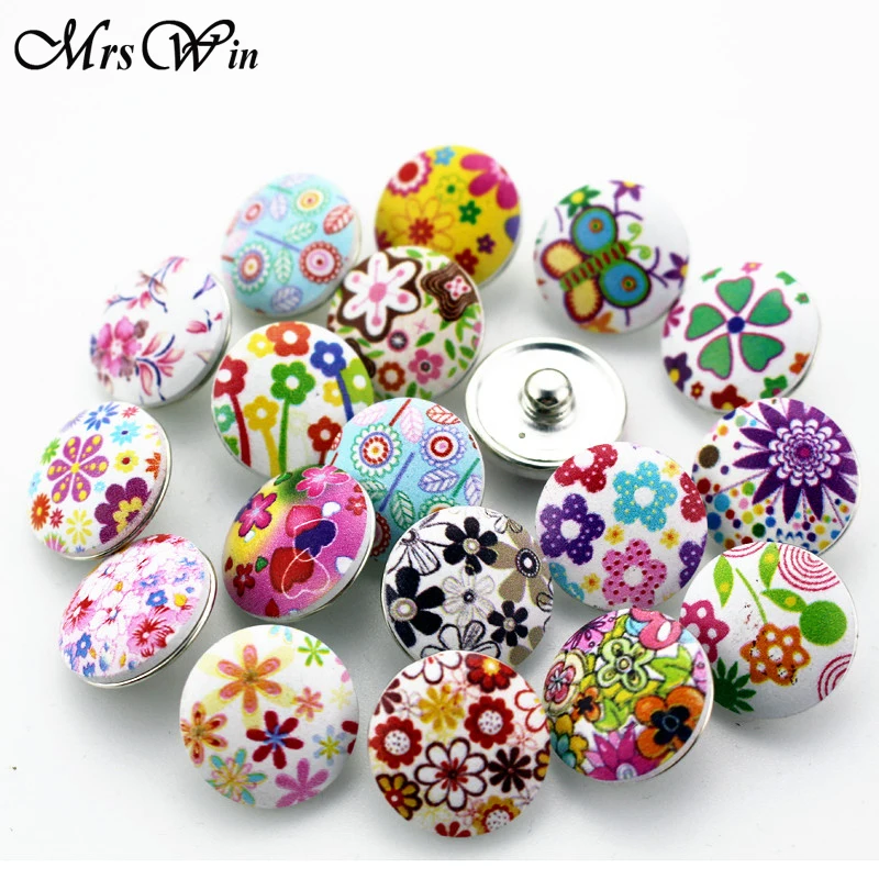 10 шт./лот новые застежки ювелирные изделия Красочные цветы деревянные кнопки