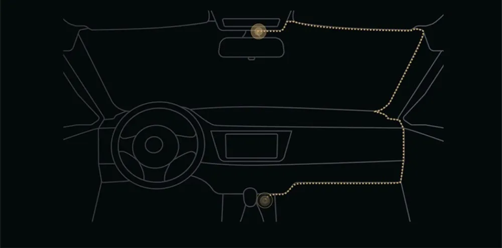Xiaomi Mijia 1080P видеорегистратор Carcorder 1S DVR Автомобильный регистратор 3D шумоподавление ips экран локальное Голосовое управление