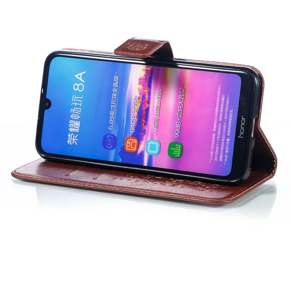 Флип-чехол для Huawei Y6 Y 6 2019 MRD-LX1F MRD-LX2 слон кожаный чехол Pro MRD LX1F LX2 сумка телефона |