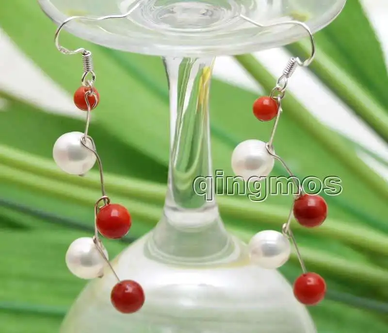 Маленькое 7-8 мм белое плоское круглое боковое отверстие натуральный жемчуг FW и